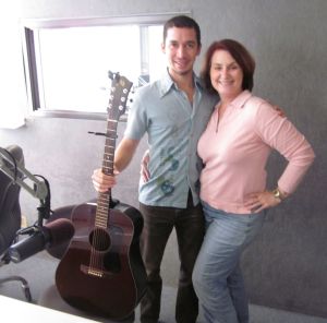 Makana and Carolyn Fox in the Studio
